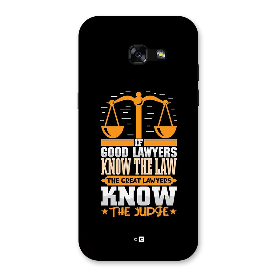 Know The Judge Back Case for Galaxy A5 2017
