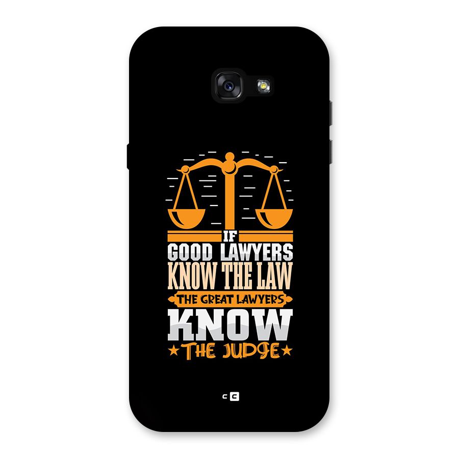 Know The Judge Back Case for Galaxy A7 (2017)