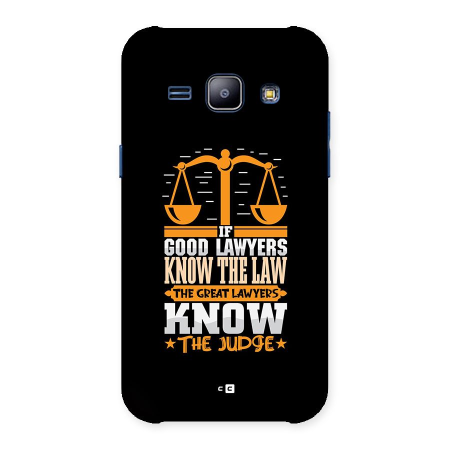 Know The Judge Back Case for Galaxy J1