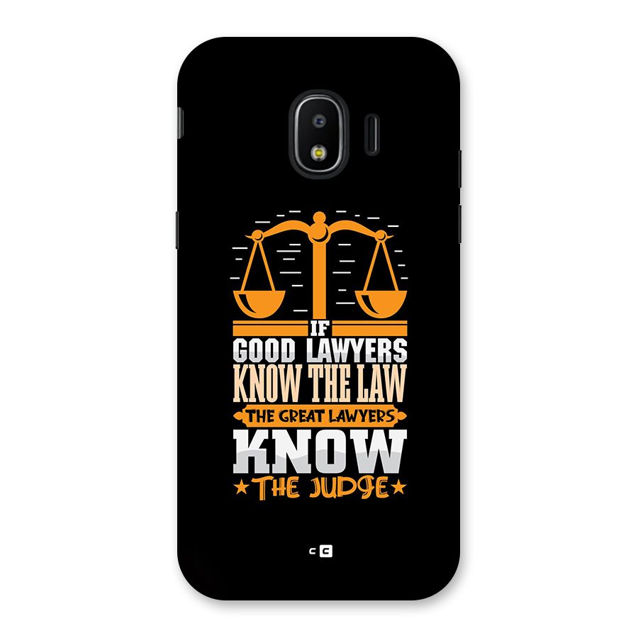 Know The Judge Back Case for Galaxy J2 Pro 2018