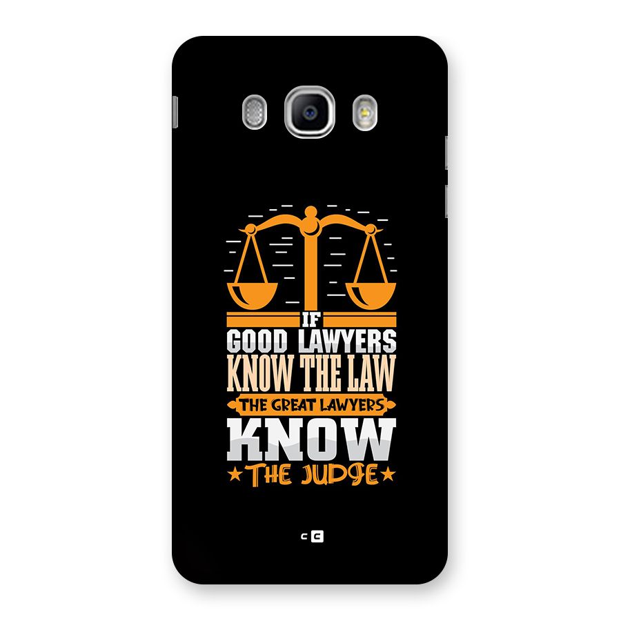Know The Judge Back Case for Galaxy J5 2016
