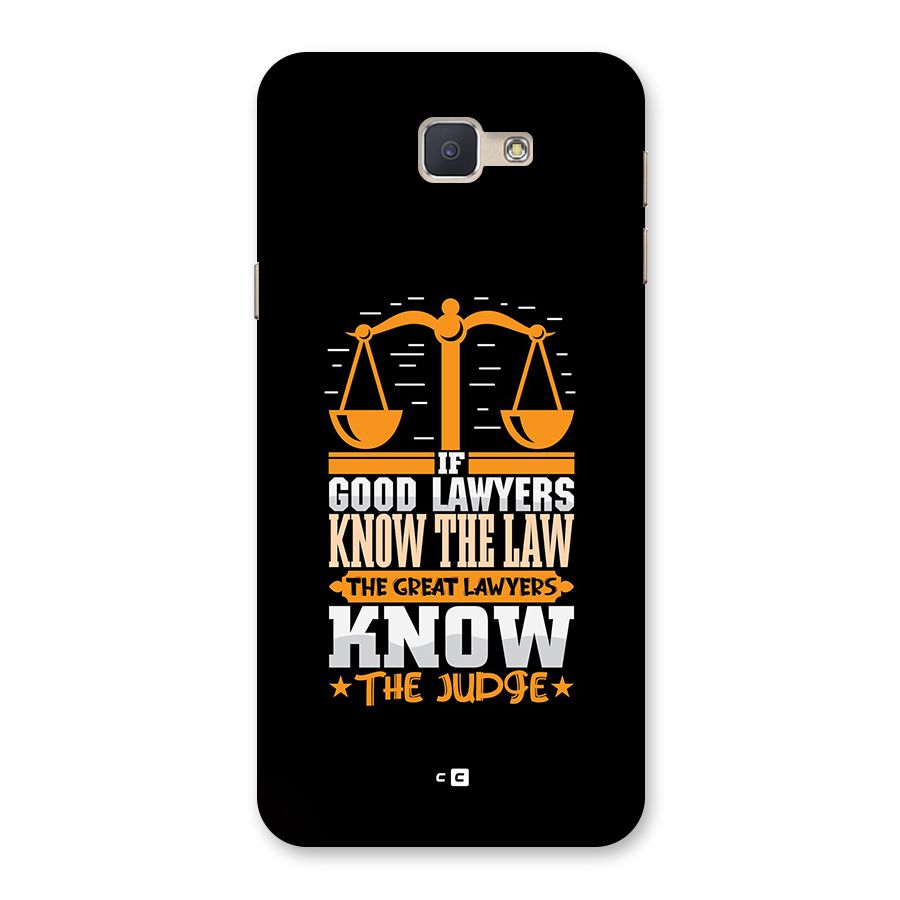 Know The Judge Back Case for Galaxy J5 Prime