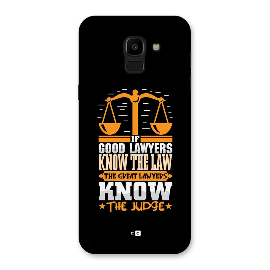 Know The Judge Back Case for Galaxy J6