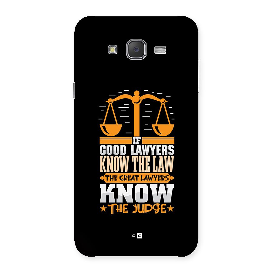 Know The Judge Back Case for Galaxy J7