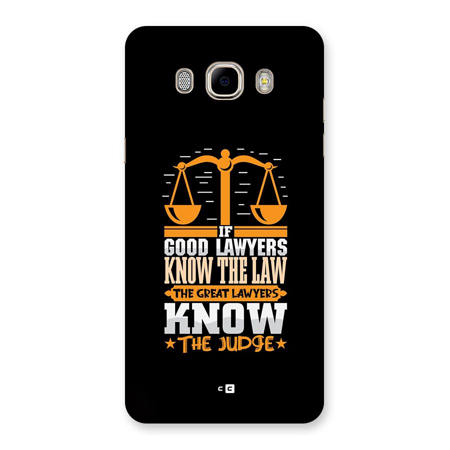 Know The Judge Back Case for Galaxy J7 2016