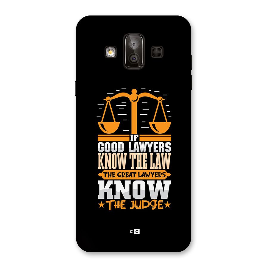 Know The Judge Back Case for Galaxy J7 Duo