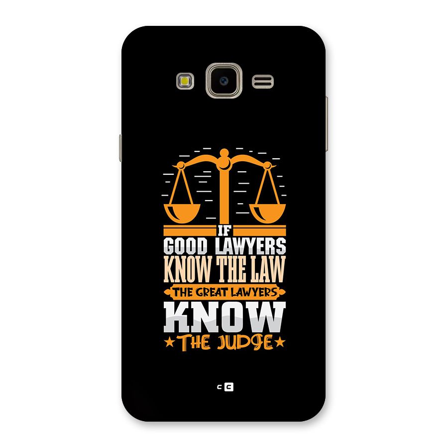 Know The Judge Back Case for Galaxy J7 Nxt