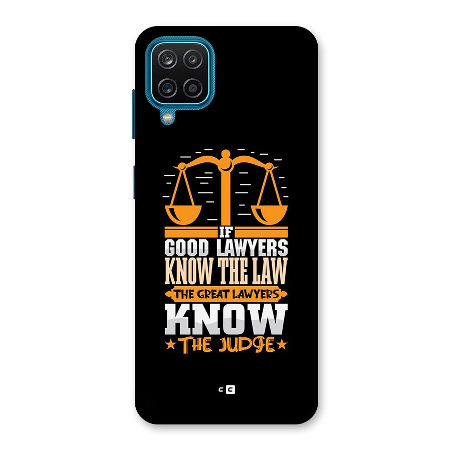 Know The Judge Back Case for Galaxy M12