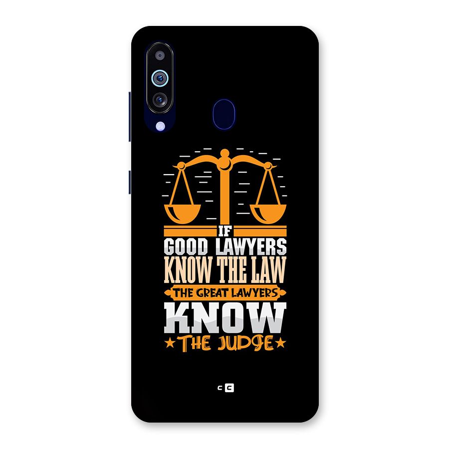 Know The Judge Back Case for Galaxy M40