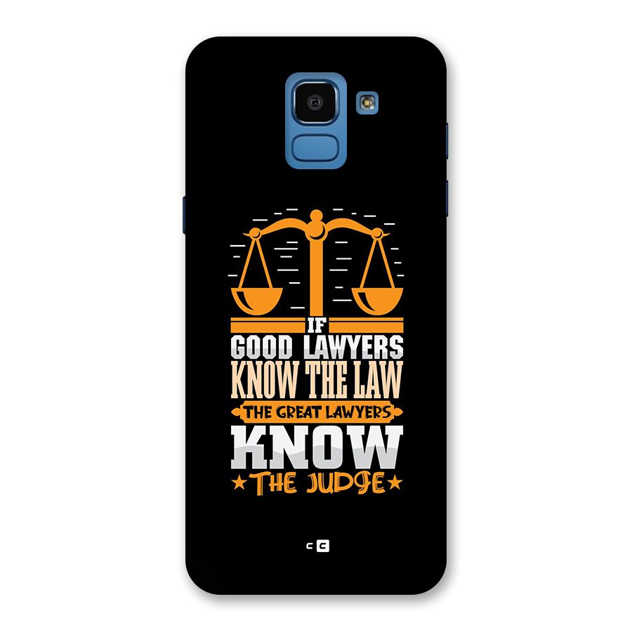 Know The Judge Back Case for Galaxy On6