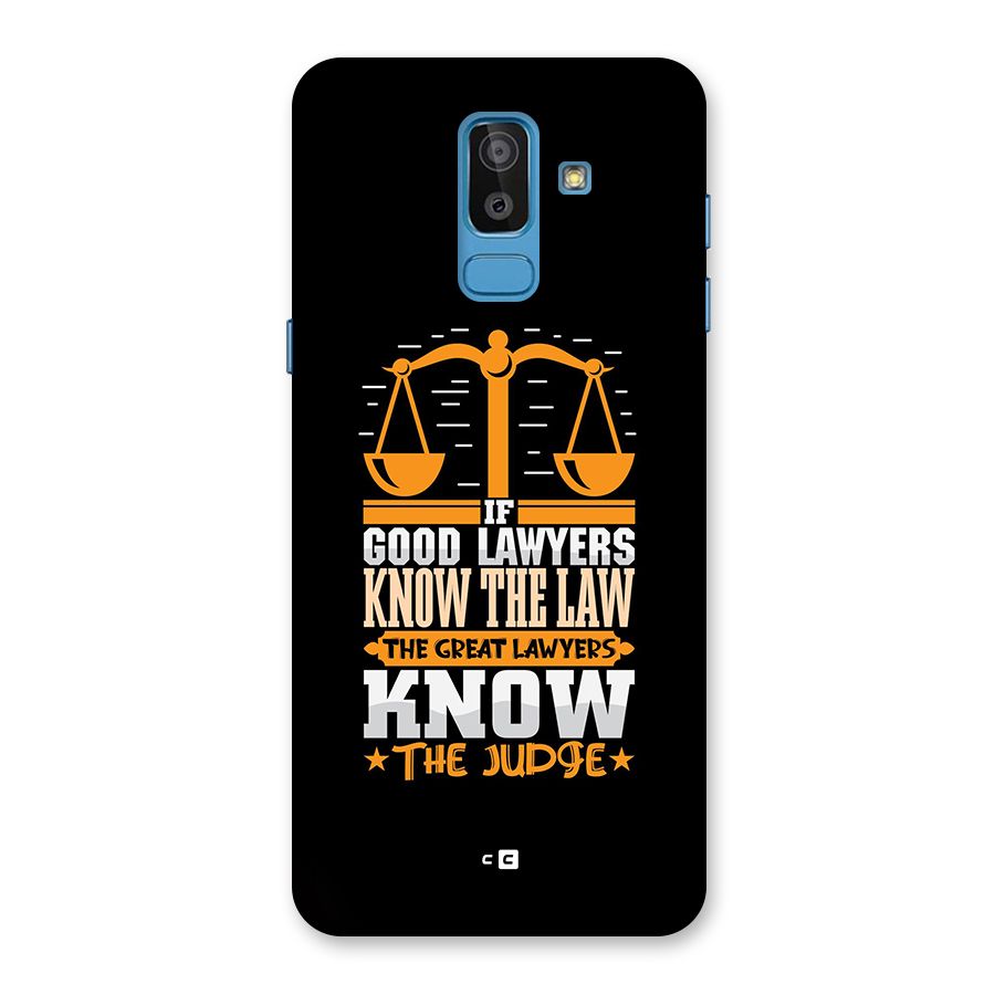 Know The Judge Back Case for Galaxy On8 (2018)