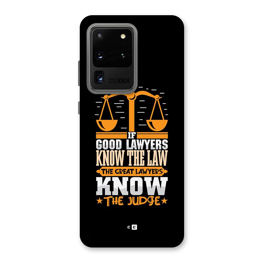 Know The Judge Back Case for Galaxy S20 Ultra