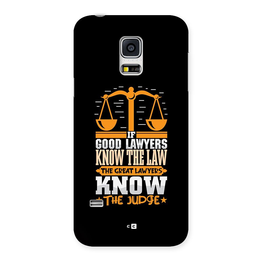 Know The Judge Back Case for Galaxy S5 Mini