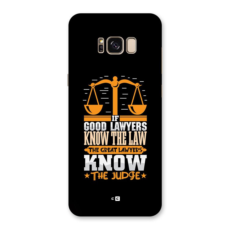 Know The Judge Back Case for Galaxy S8 Plus