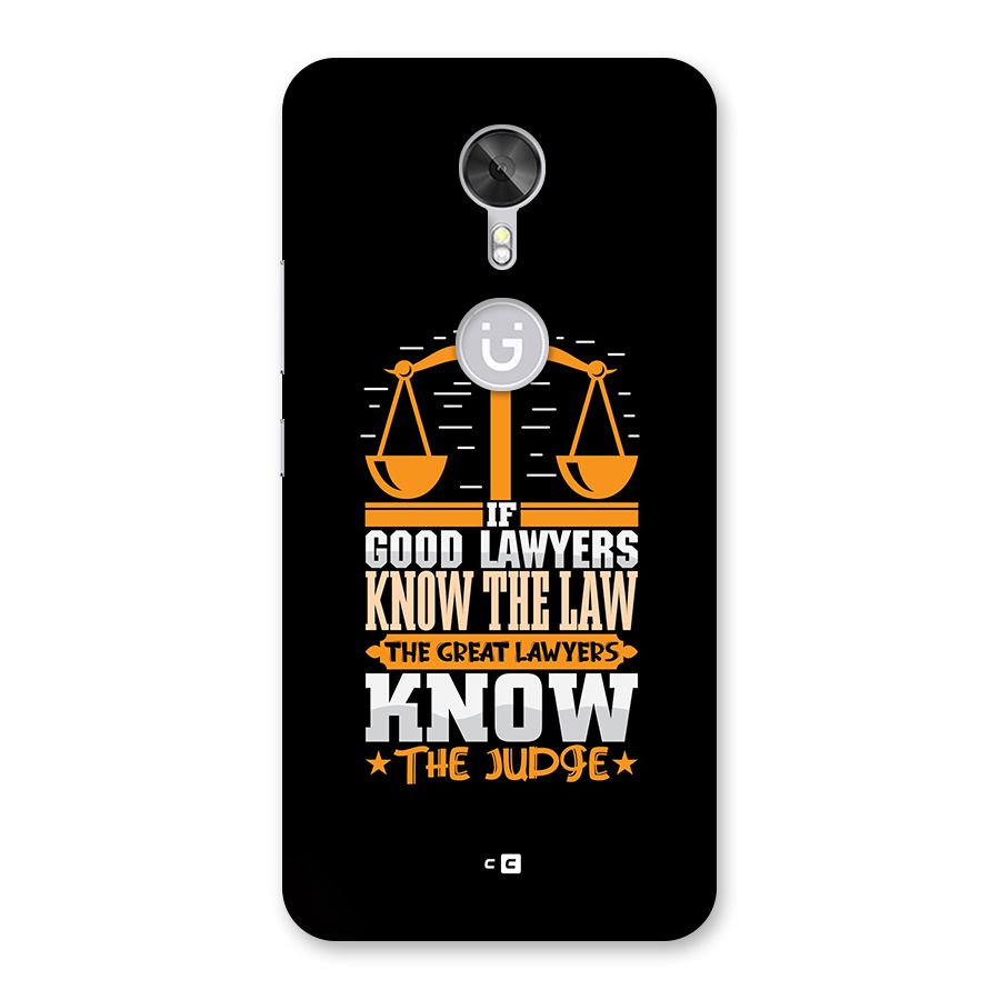 Know The Judge Back Case for Gionee A1