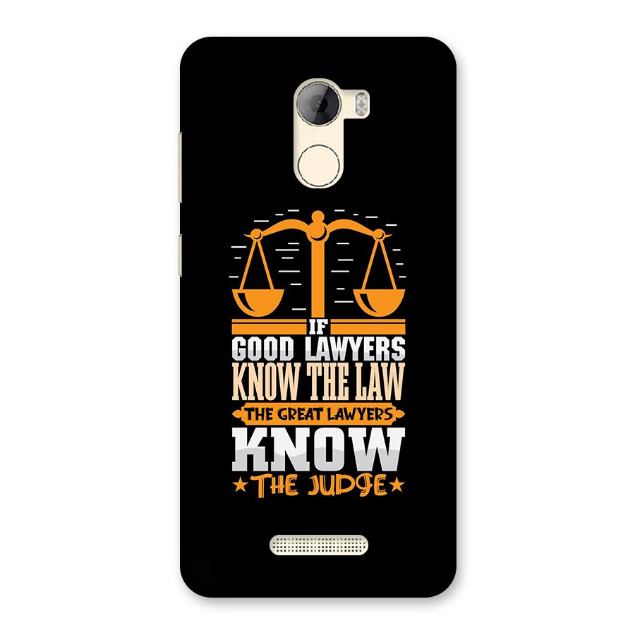 Know The Judge Back Case for Gionee A1 LIte