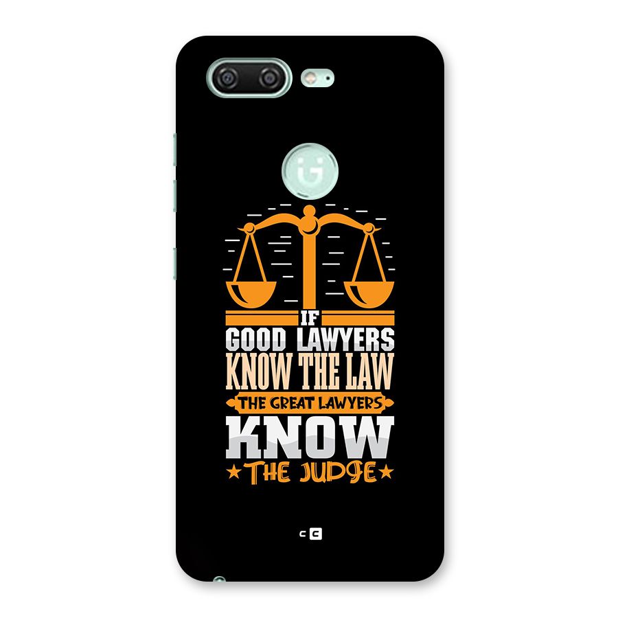 Know The Judge Back Case for Gionee S10