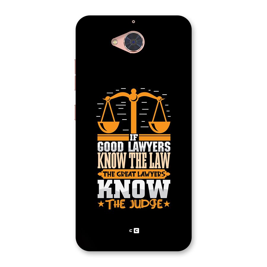 Know The Judge Back Case for Gionee S6 Pro