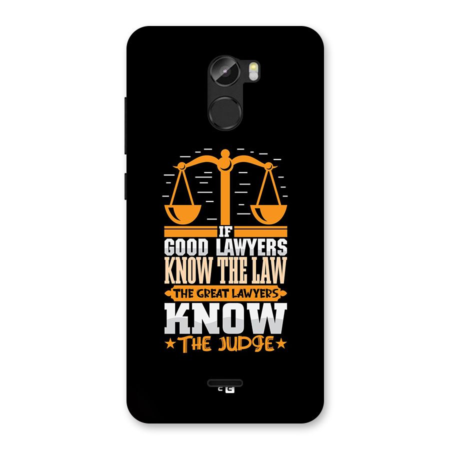 Know The Judge Back Case for Gionee X1