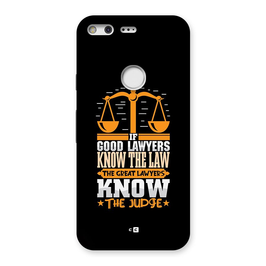 Know The Judge Back Case for Google Pixel