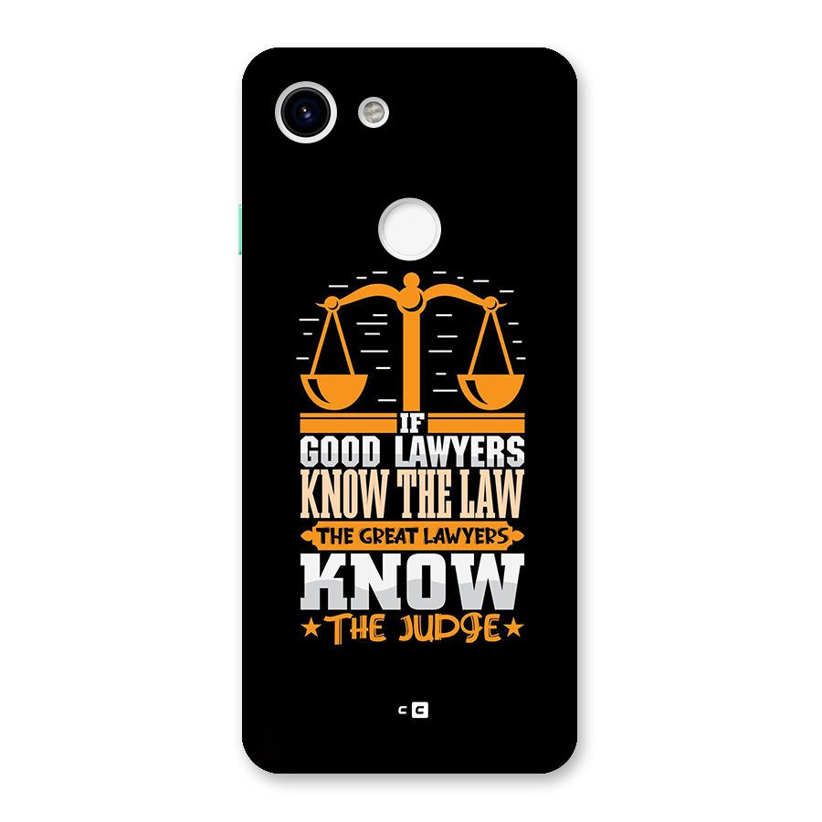 Know The Judge Back Case for Google Pixel 3