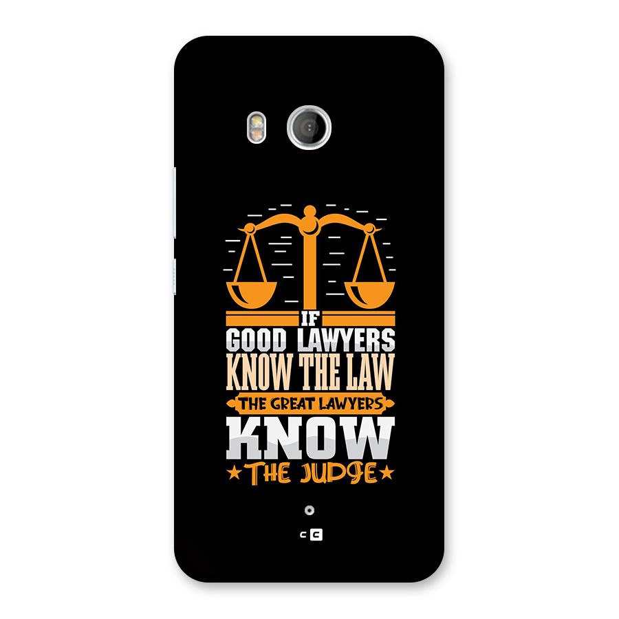 Know The Judge Back Case for HTC U11