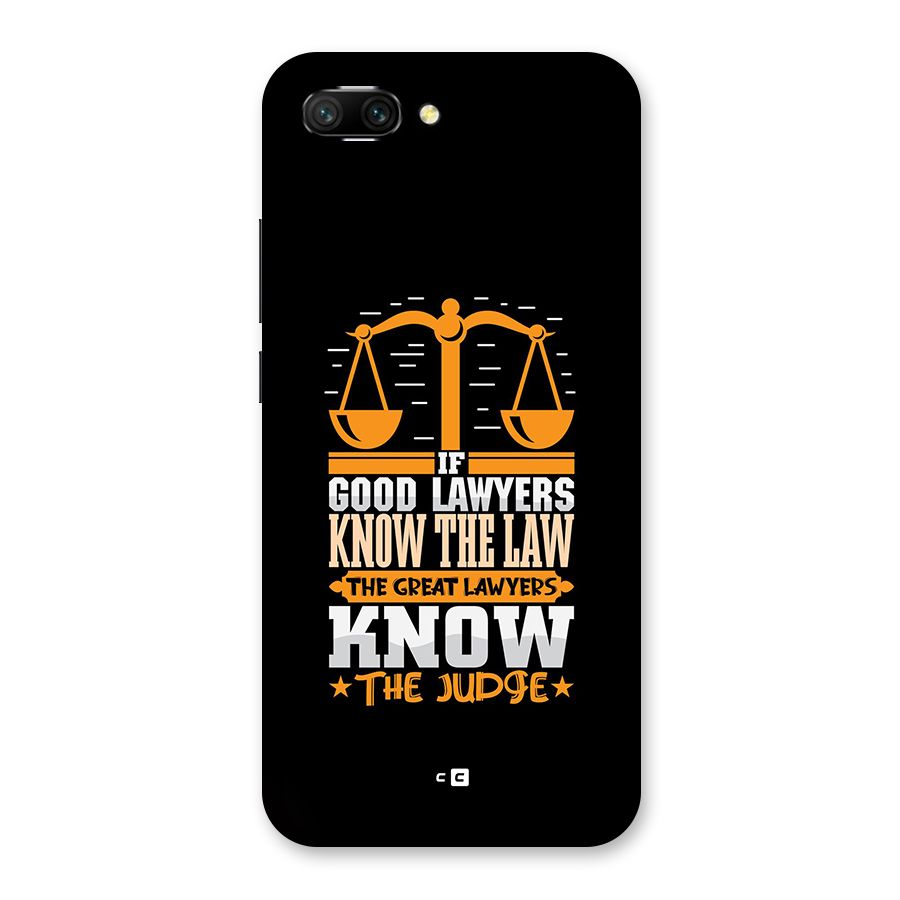Know The Judge Back Case for Honor 10
