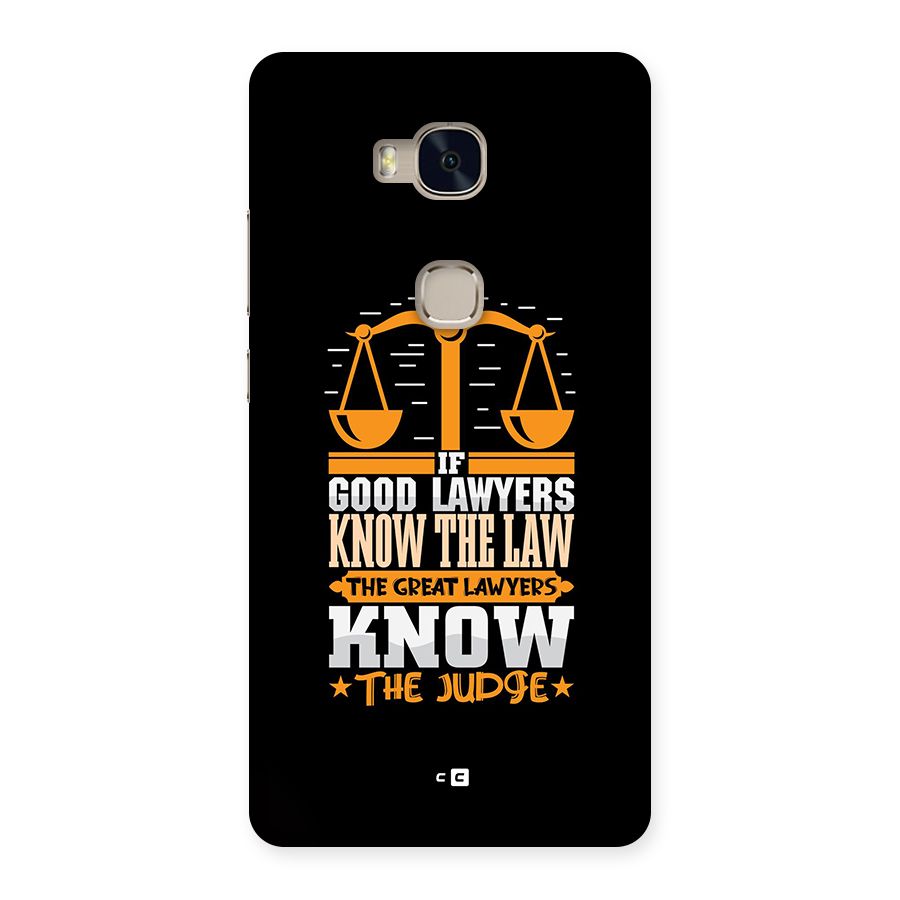Know The Judge Back Case for Honor 5X