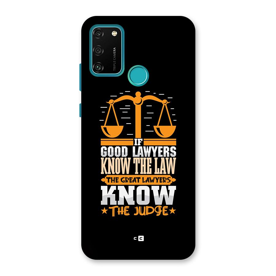 Know The Judge Back Case for Honor 9A