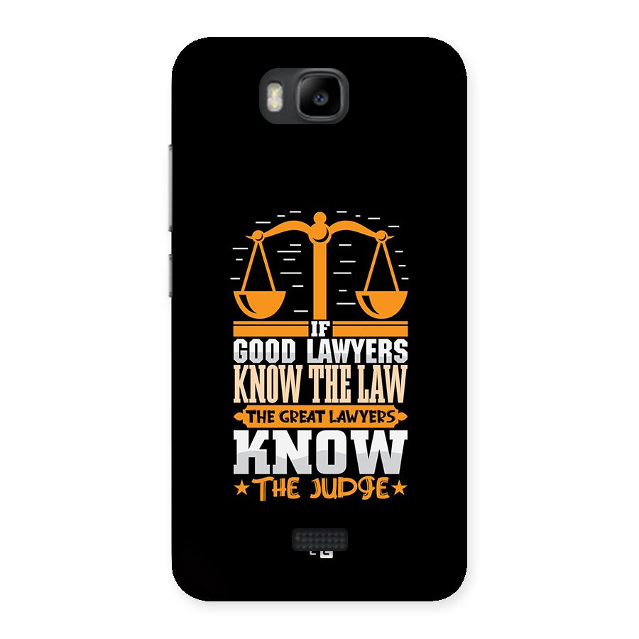 Know The Judge Back Case for Honor Bee