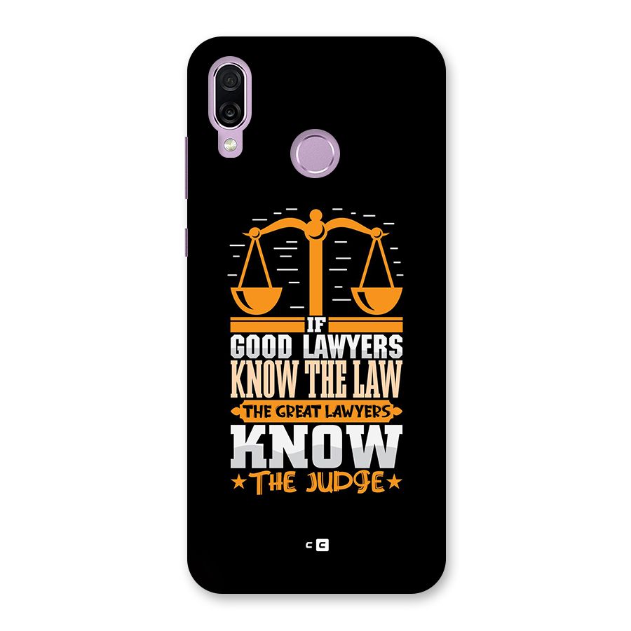 Know The Judge Back Case for Honor Play