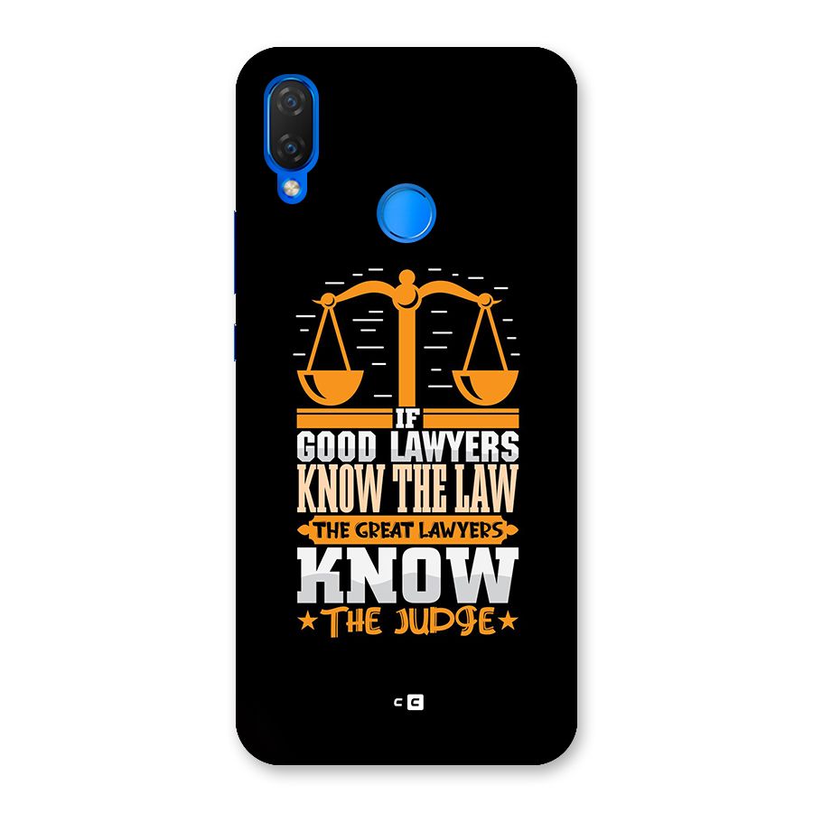 Know The Judge Back Case for Huawei P Smart Plus