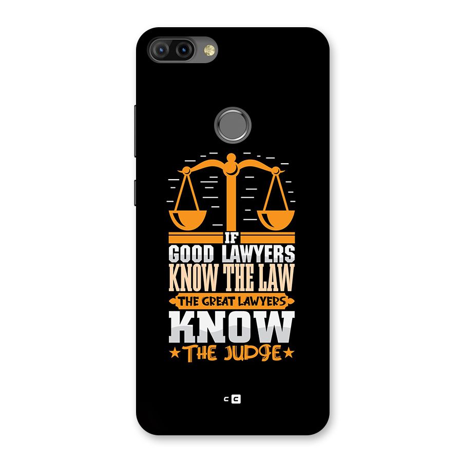 Know The Judge Back Case for Infinix Hot 6 Pro
