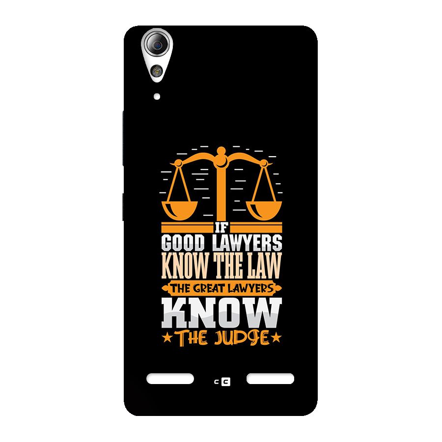 Know The Judge Back Case for Lenovo A6000 Plus
