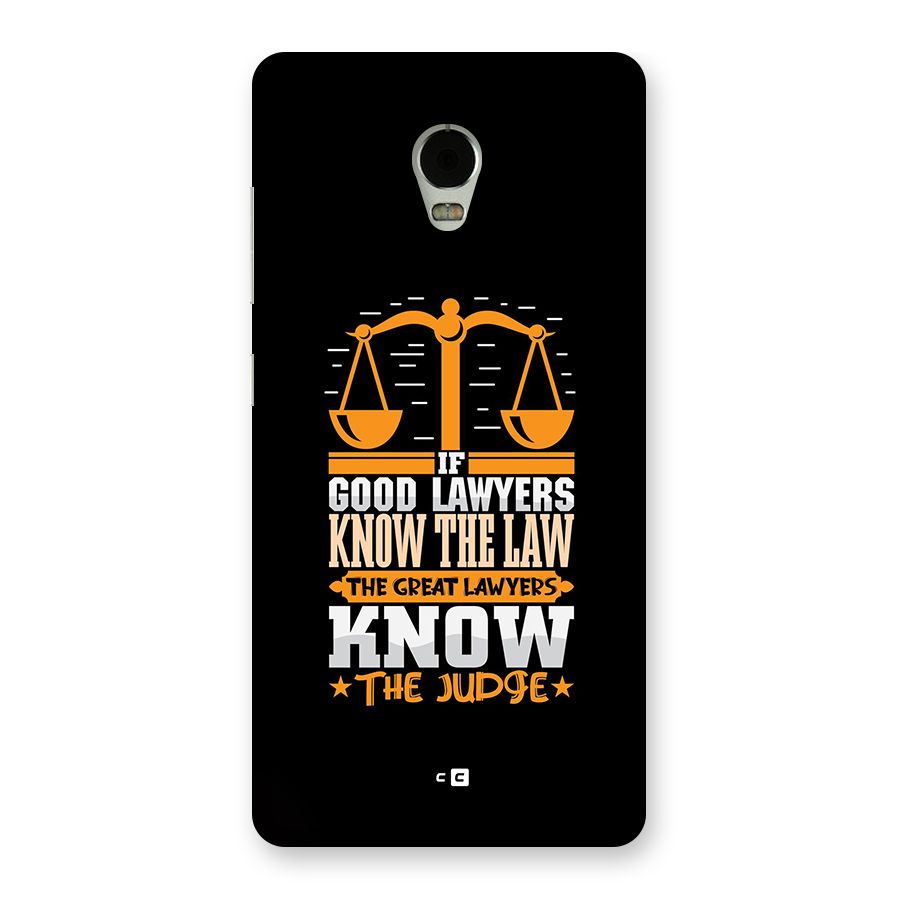 Know The Judge Back Case for Lenovo Vibe P1