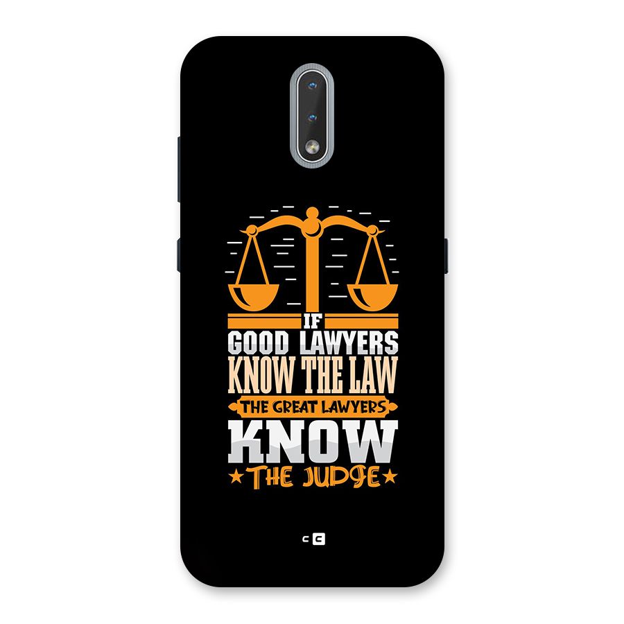 Know The Judge Back Case for Nokia 2.3
