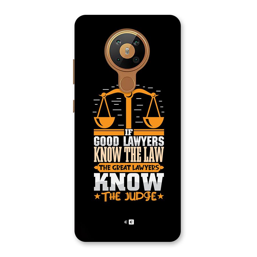 Know The Judge Back Case for Nokia 5.3