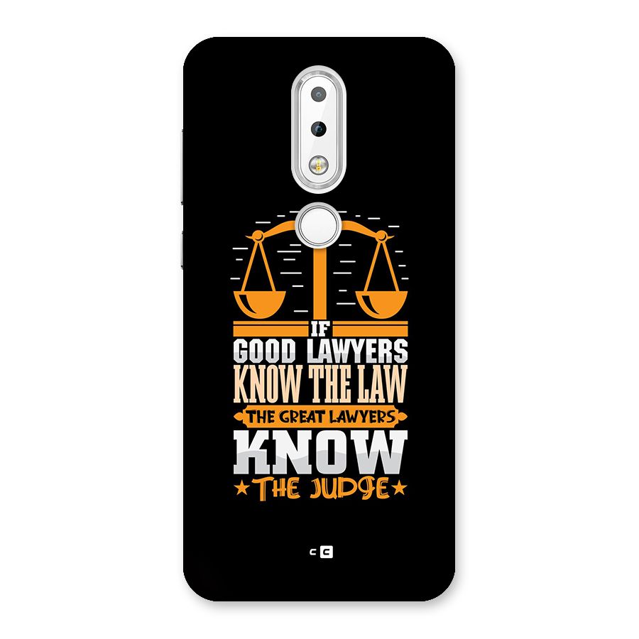 Know The Judge Back Case for Nokia 6.1 Plus