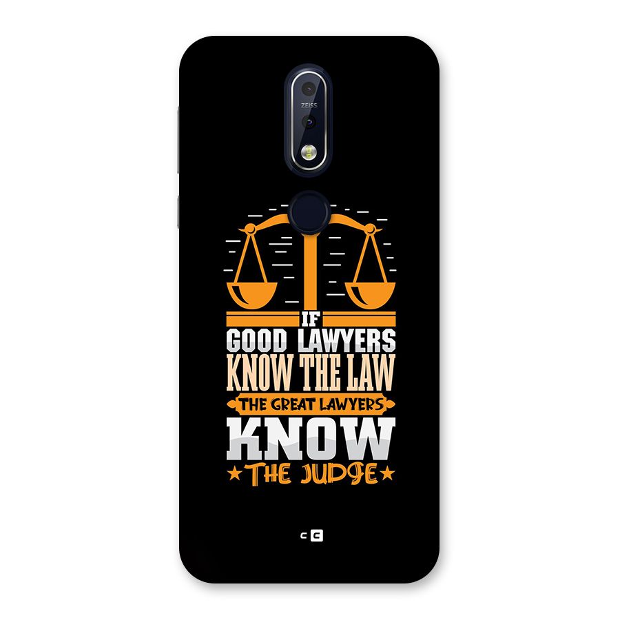 Know The Judge Back Case for Nokia 7.1