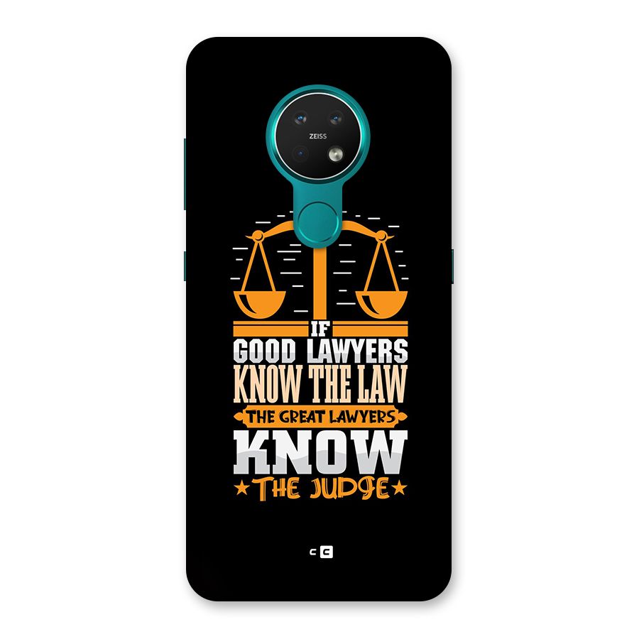 Know The Judge Back Case for Nokia 7.2