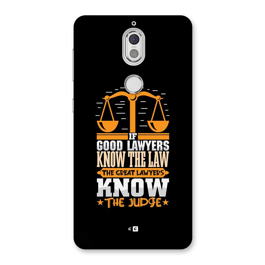Know The Judge Back Case for Nokia 7