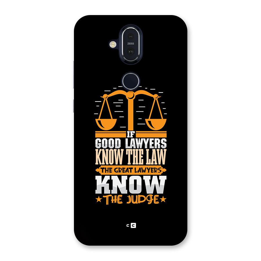 Know The Judge Back Case for Nokia 8.1