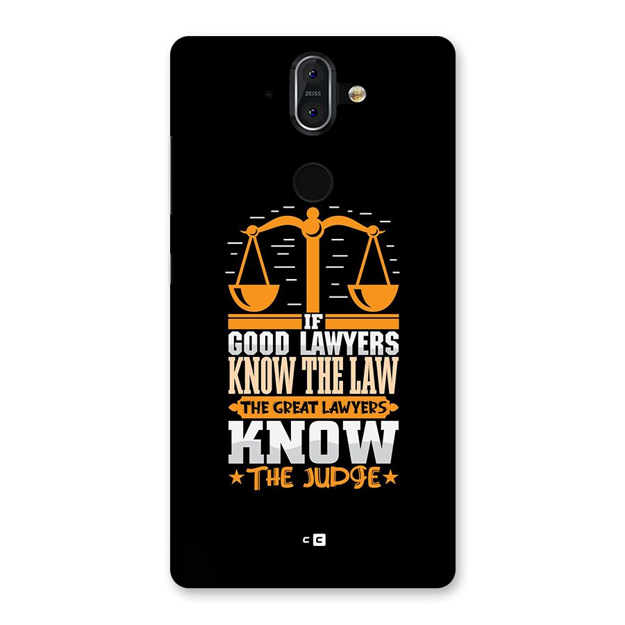 Know The Judge Back Case for Nokia 8 Sirocco