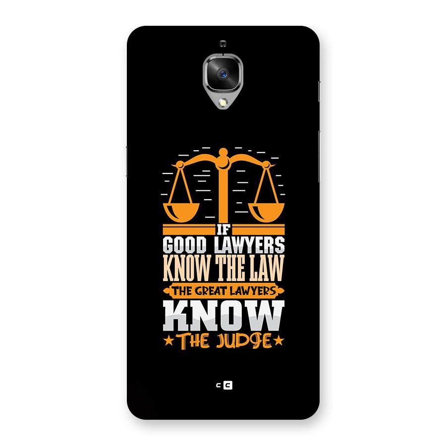 Know The Judge Back Case for OnePlus 3