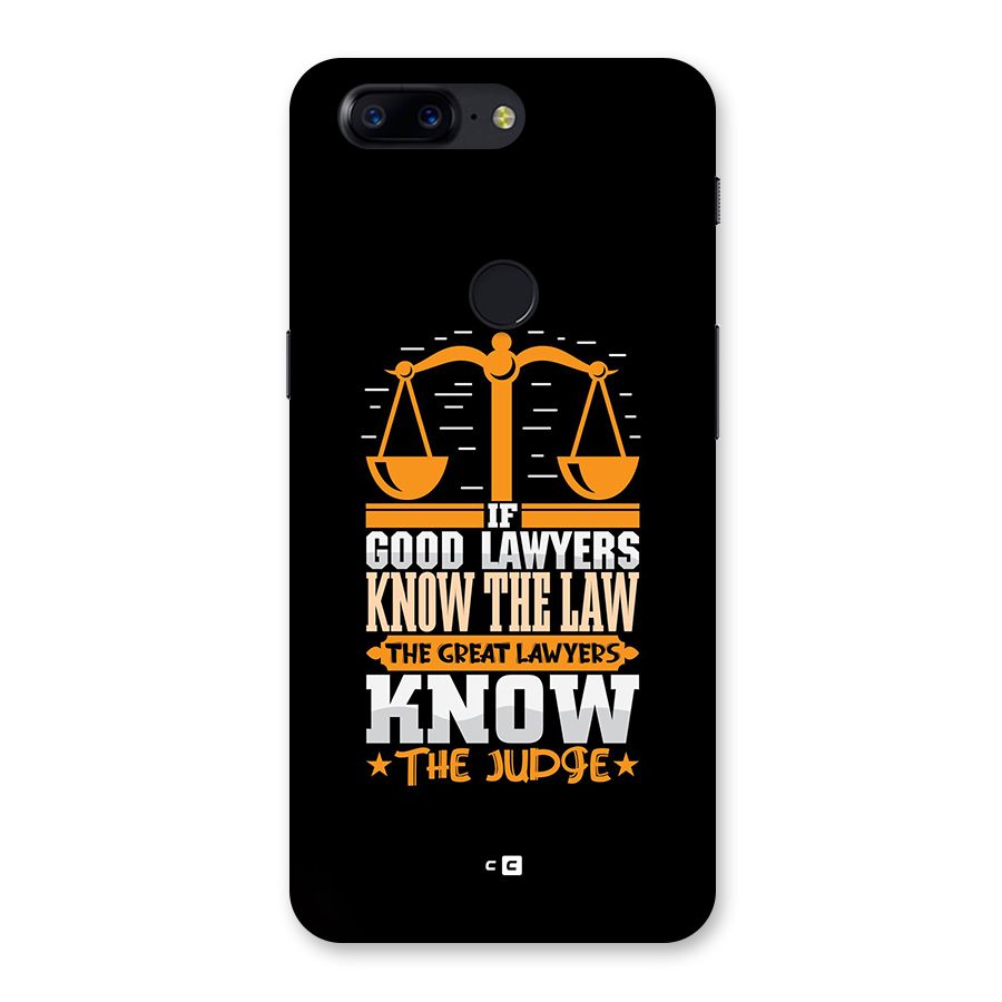 Know The Judge Back Case for OnePlus 5T