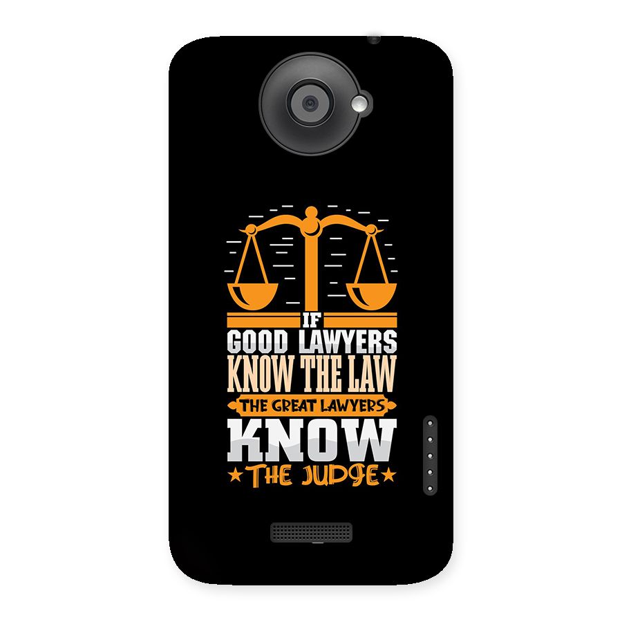 Know The Judge Back Case for One X