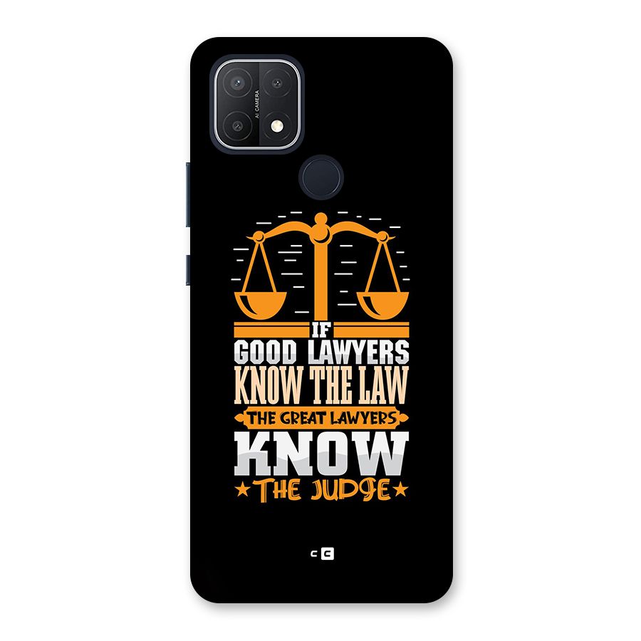 Know The Judge Back Case for Oppo A15s