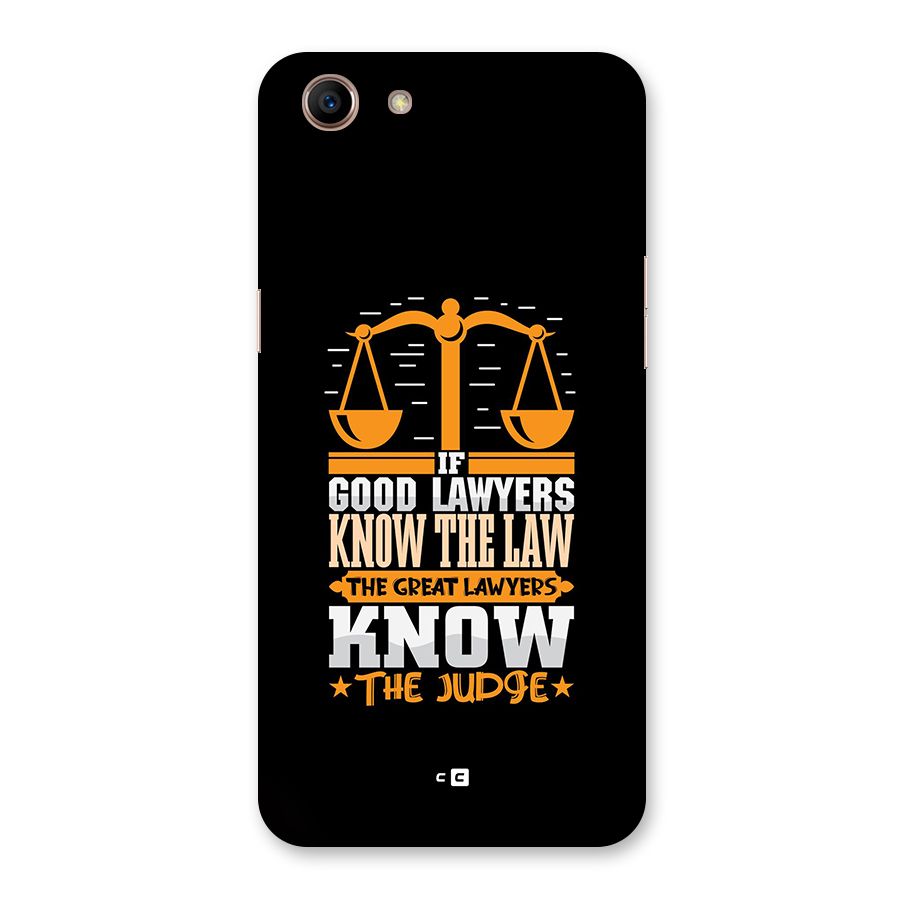 Know The Judge Back Case for Oppo A83 (2018)