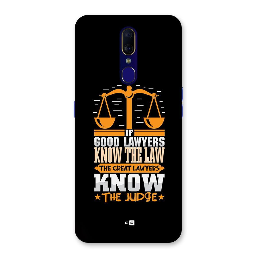 Know The Judge Back Case for Oppo A9