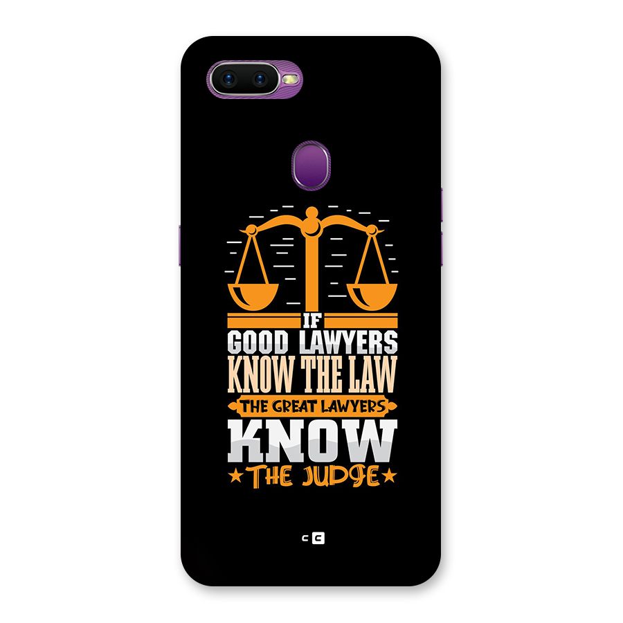 Know The Judge Back Case for Oppo F9